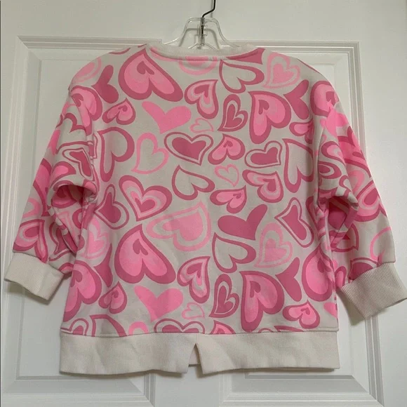 Zara | Cream Pink Hearts Top and Shorts Set | 10 - Picture 3 of 13